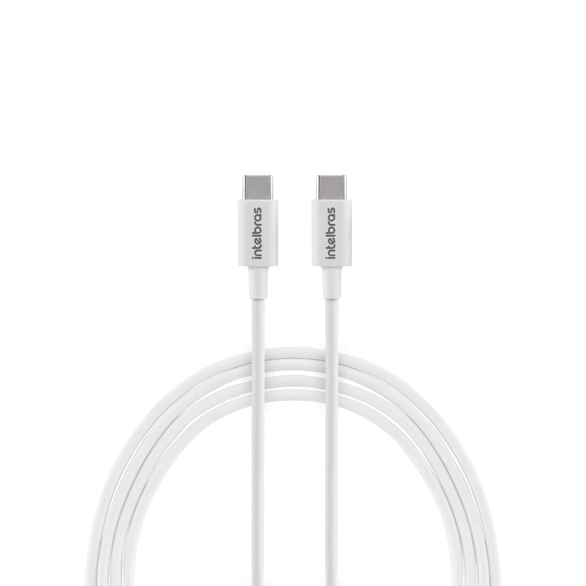 Cabo USB-C para USB-C de 1,2m em PVC EUCC 12PB Intelbras