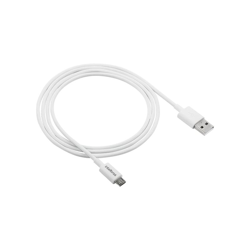 Cabo USB-C - USB-C 1,2m PVC branco Intelbras EUCC 12PB - intelbras