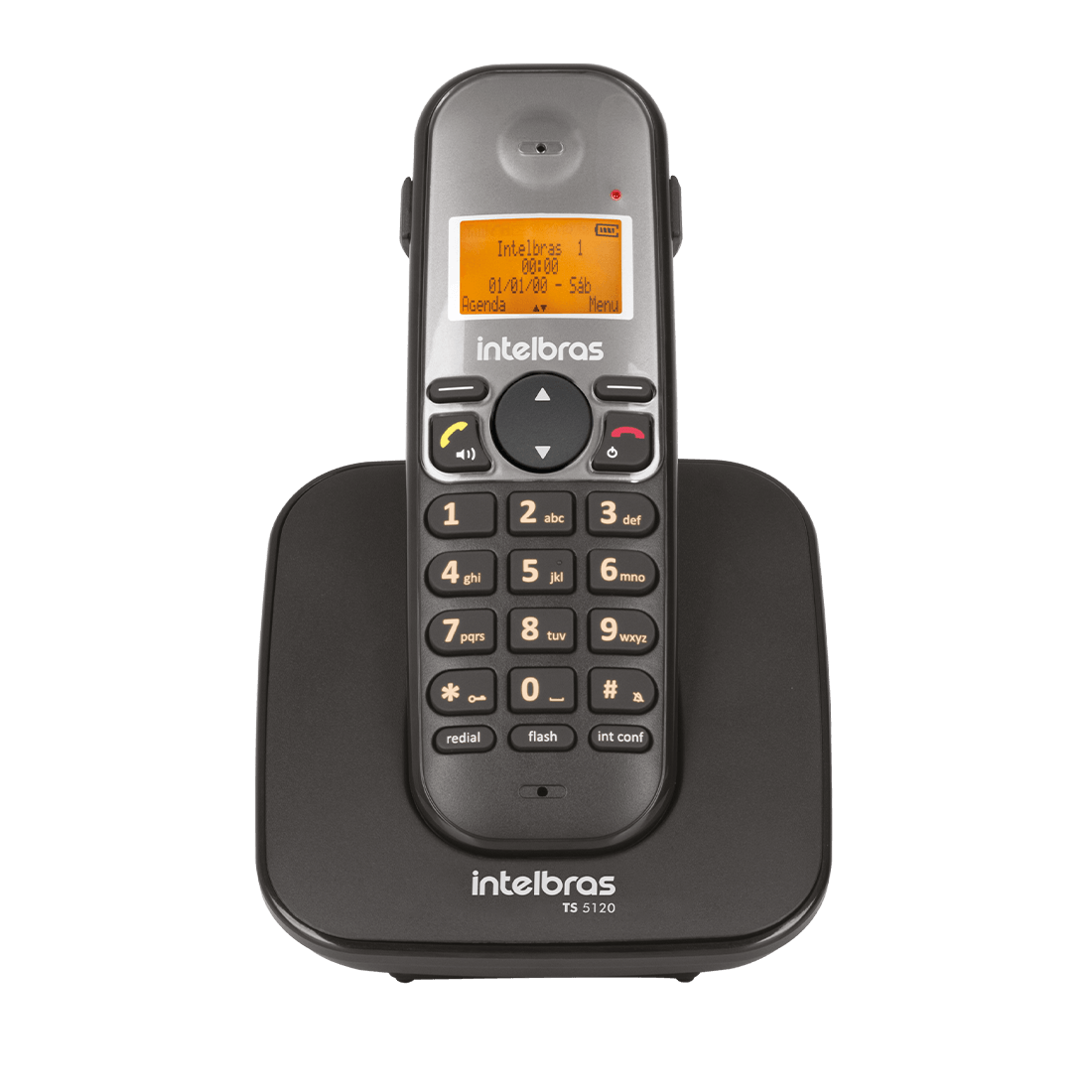 Telefone Sem Fio Digital TS 5120 Preto Intelbras