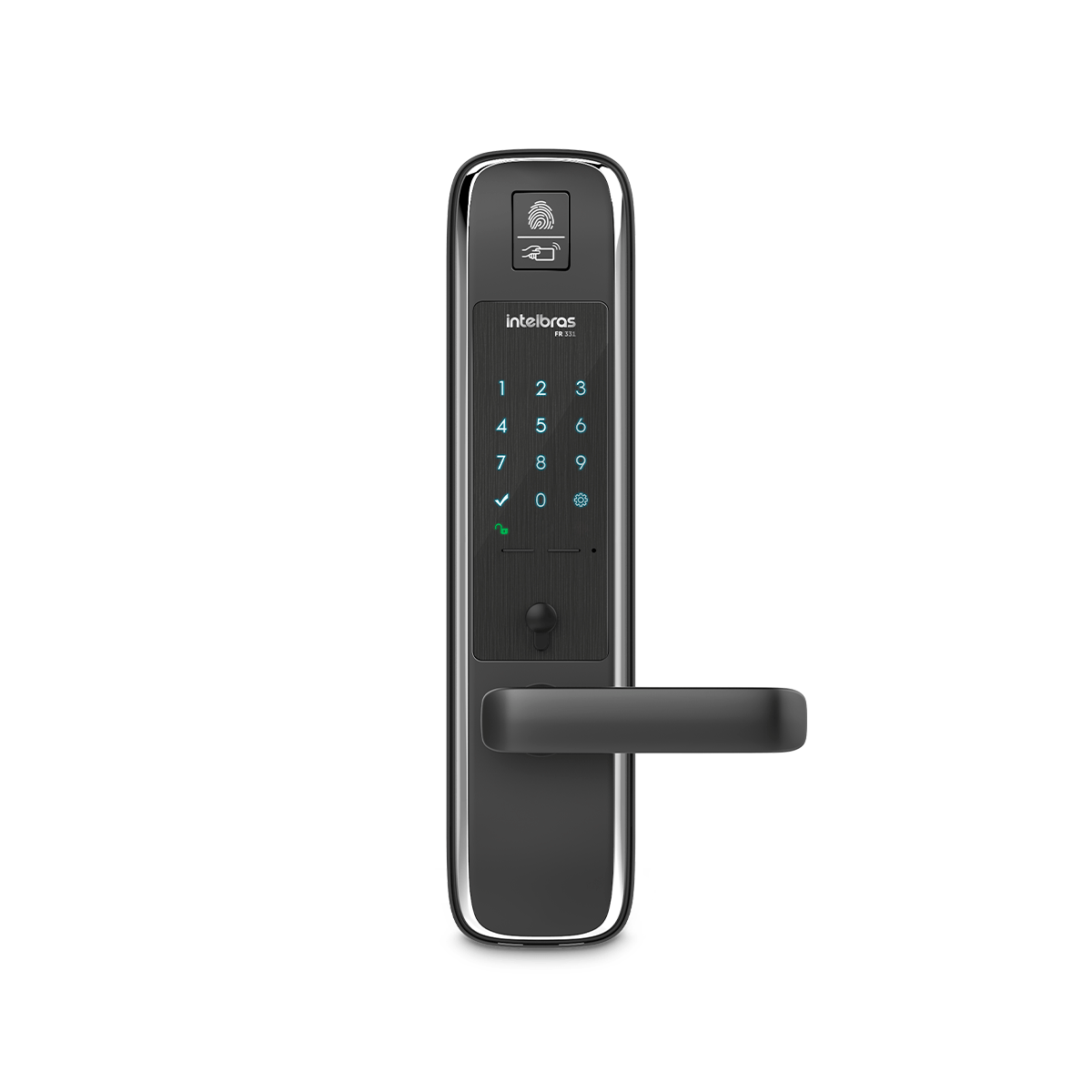 Fechadura Digital com Biometria FR 331 de Embutir Intelbras