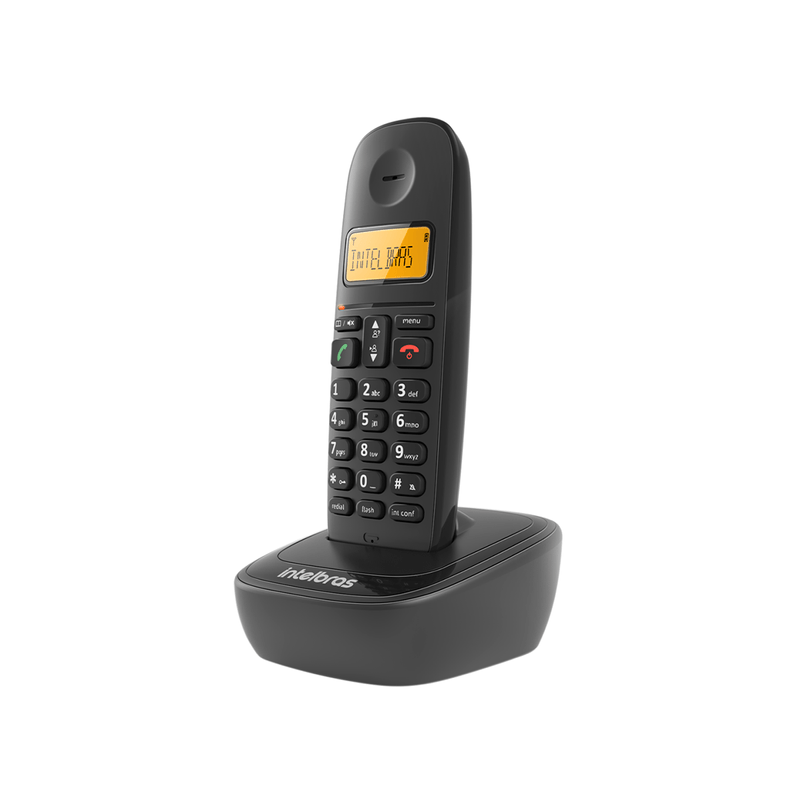 Telefone sem Fio Intelbras TS 3110 DECT 6.0 com Agenda e Identificador de  Chamadas Preto