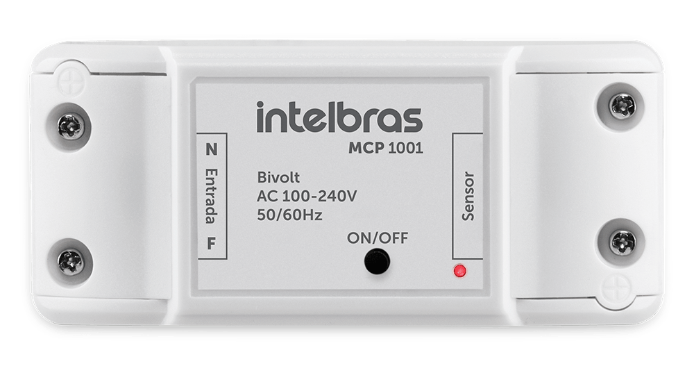 Acionador de Portão Wi-Fi Compatível com Alexa MCP 1001 Branco Intelbras