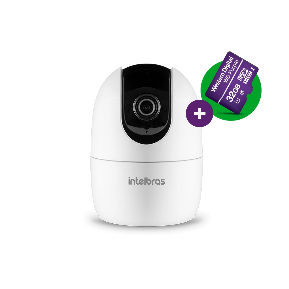 Câmera Inteligente 360° com MicroSD 32GB Intelbras iM4 Resolução 3MP