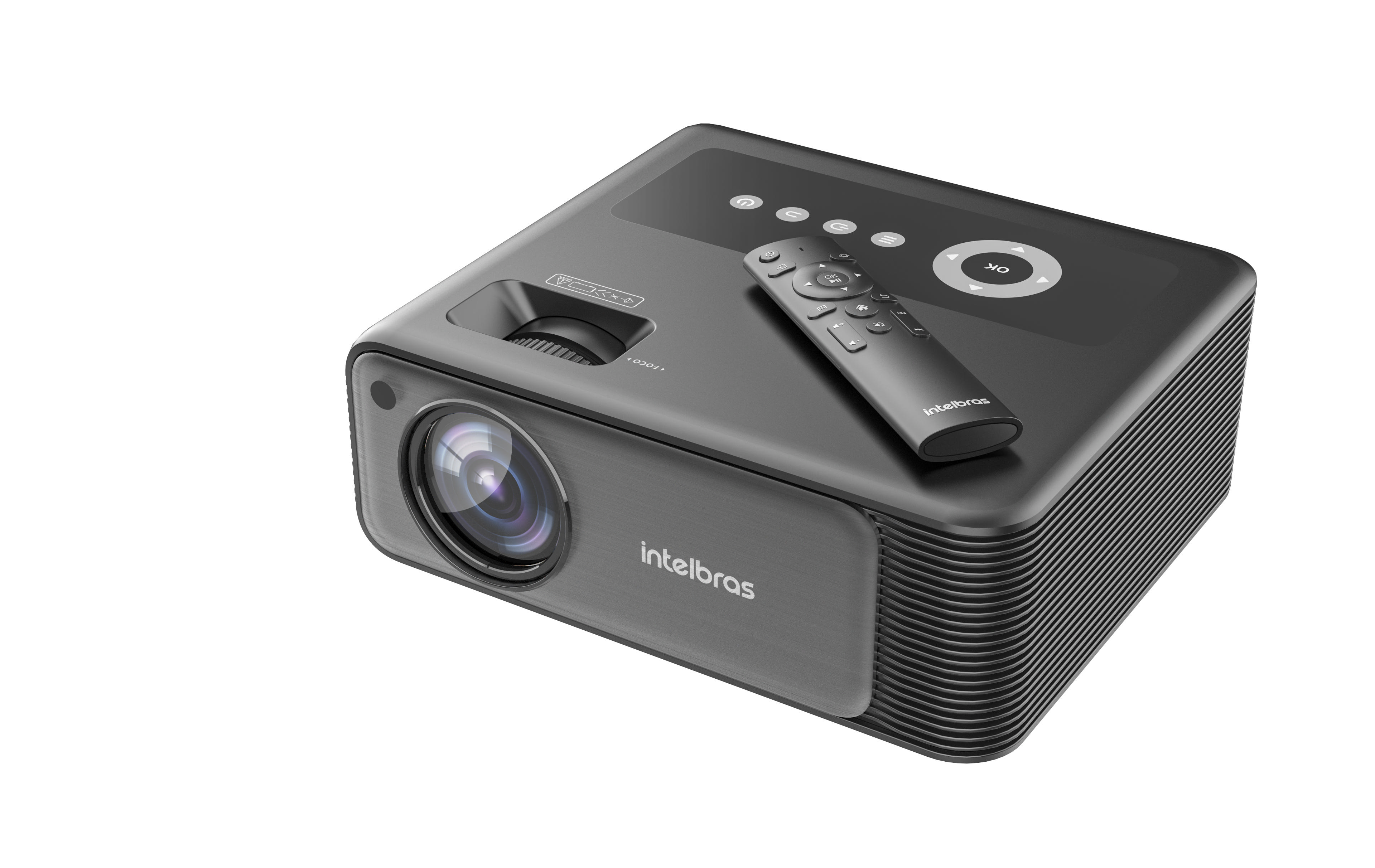 Projetor Full HD Intelbras 7400 Lúmens PFL 6520 Preto