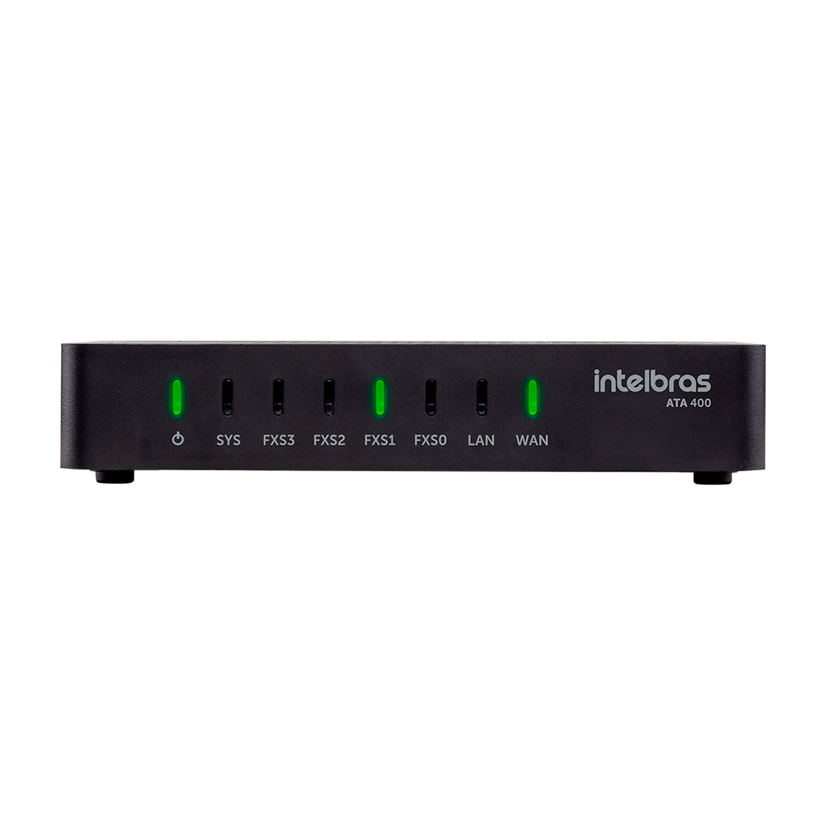 Adaptador de Linhas VOIP para Telefones Analógicos ATA 400 Intelbras