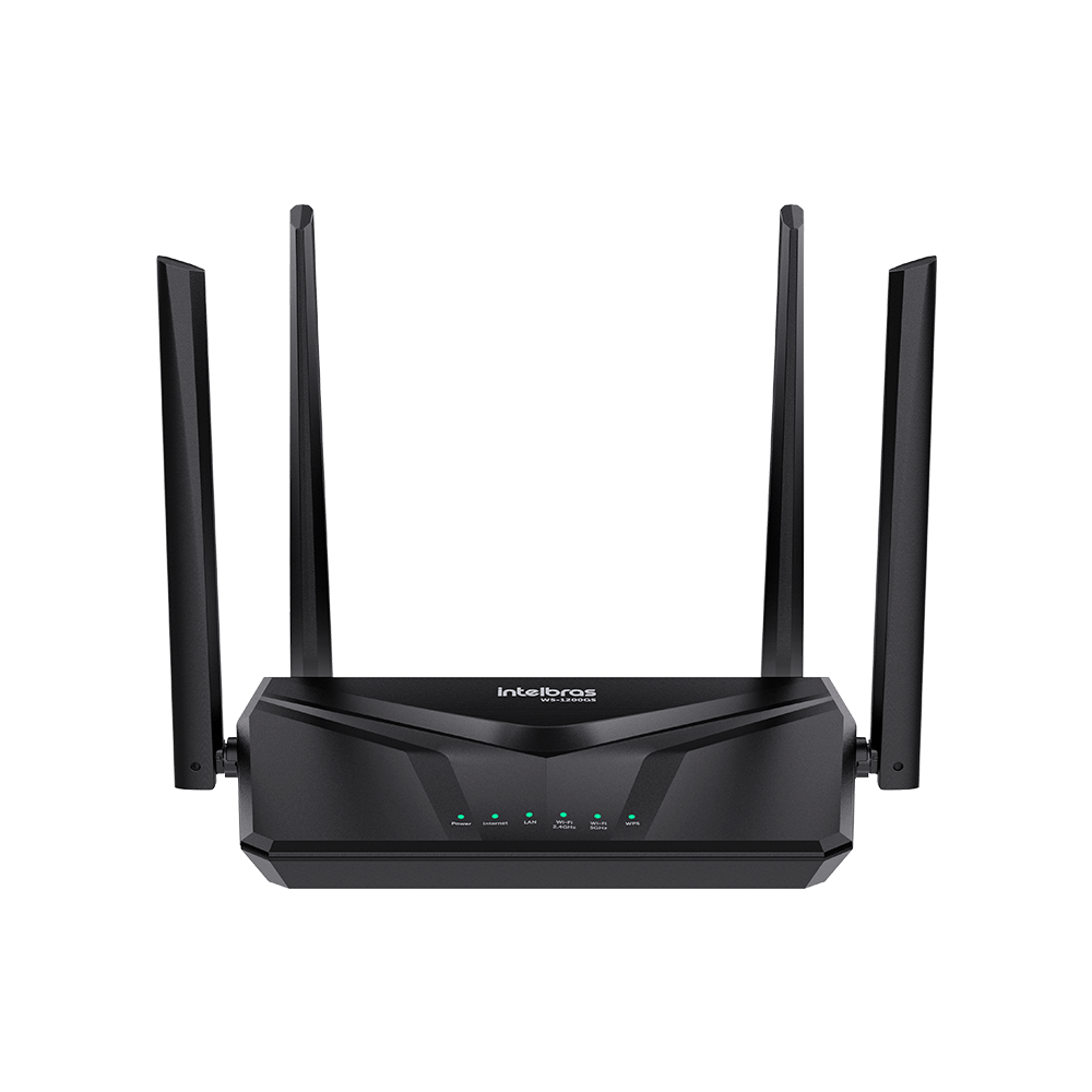 Roteador Wi-Fi Residencial W5 1200 GS Intelbras