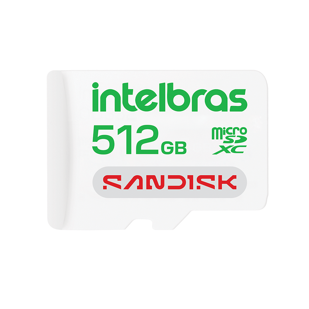 Cartão de Memória Micro SD 512GB Intelbras - Sandisk