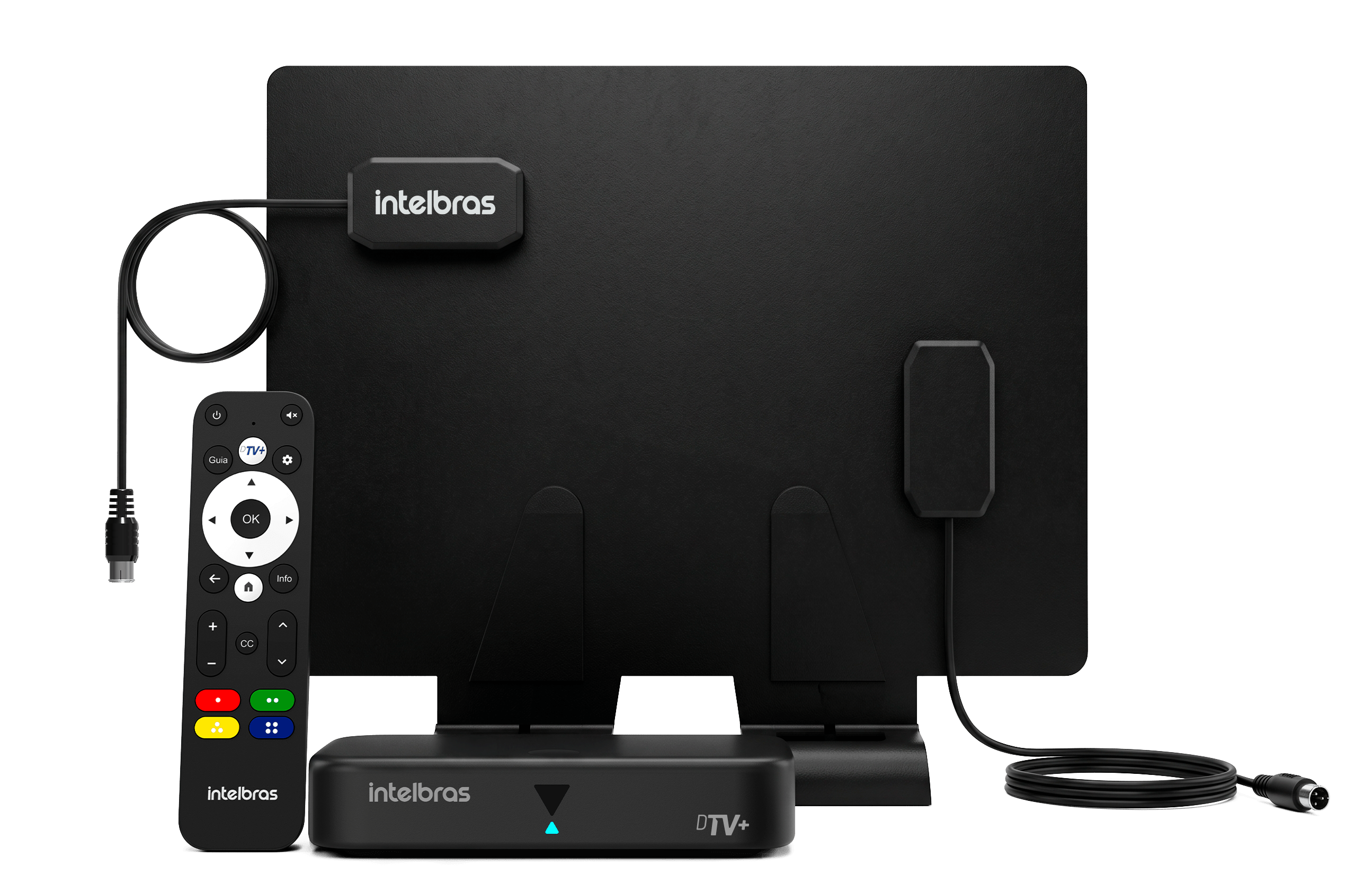 Receptor e Antena Intelbras RDA 300 DTV+ (TV 3.0)